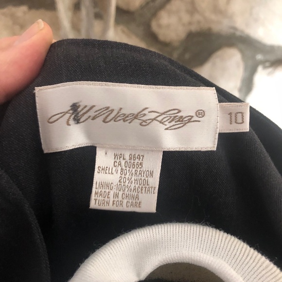 Vintage Gray 90s Well Tailored Button Up Dress - Picture 6 of 6